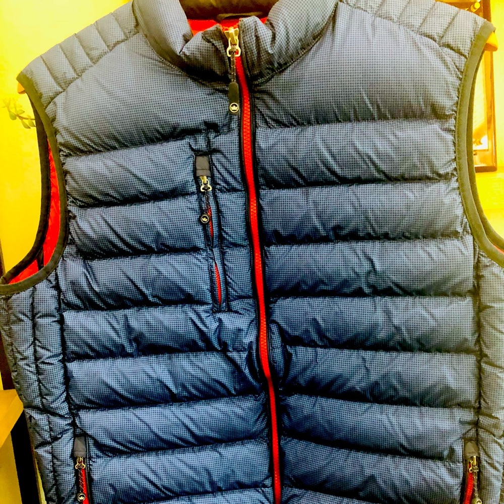 Peter Millar elite herringbone quilted down vest